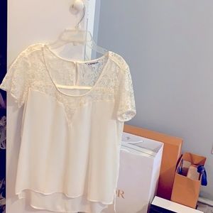 Cream Lace Blouse